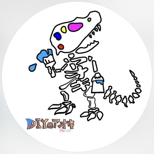 DIYのアオキ様のロゴ